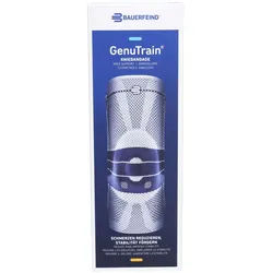 Bauerfeind® GenuTrain Aktiv-, Patella- und Bandkniebandage Gr. 3 Comfort Titan