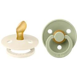 Bibs Anatomischer Beruhigungssauger Ivory/Weise 0-6 Monate