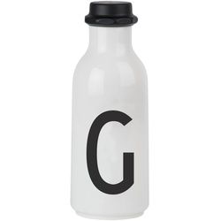 Design Letters - The Classic Collection Trinkflasche - G - weiß - 0,5 Liter