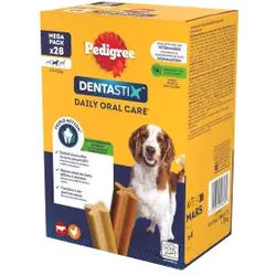 Pedigree Dentastix Medium Snacks für mittelgroβe Hunde 10 - 25 kg 2 x 56 Stück
