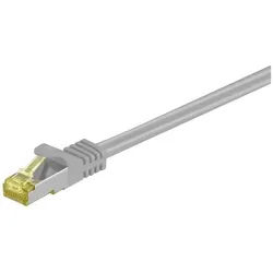 goobay Netzwerkkabel RJ-45 0.5 m grau grau