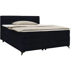 Boxspringbett Bari in Schwarz ca. 180x200cm
