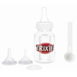 TRIXIE Saugflaschen-Set, 120 ml, transparent / weiß