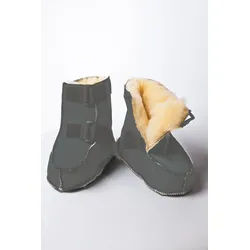 ORGATERM Reha Schuhe mit Nylonbezug, Laufsohle und Klettverschluss anthrazit anthrazit 47/48 1 Paar