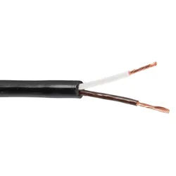PUR 2X0,5 10 - Steuerleitung Li12Y11Y 2 x 0,5 mm, 10 m, schwarz