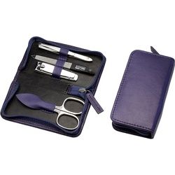 Hans Kniebes - Manicure-Etui Nappaleder 4-teilig Hand- & Nagelpflegesets Damen