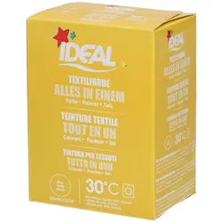 Ideal® Textilfarbe Gelb Alles in Einem für Waschmaschinen