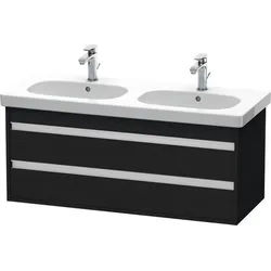 Duravit Ketho Waschtischunterbau wandhängend Eiche Schwarz Matt 1150x455x480 mm - KT664901616 KT664901616