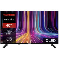 Telefunken QF40AO750S QLED-Fernseher (102 cm/40 Zoll, Full HD, Android TV, Triple-Tuner, Google Play Store, Google Assistant) schwarz