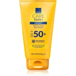 Avon Care Sun + Protect feuchtigkeitsspendende Creme zum bräunen SPF 50+ 150 ml