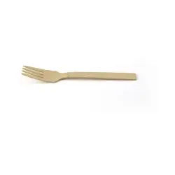 Sier Disposables Gabel Bambus, 50 Stück, Bambus-Gabel aus nachhaltigem Naturmaterial, Länge: 170 mm