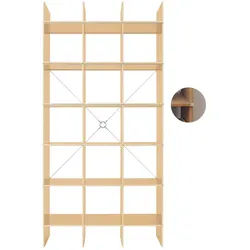 Regal FNP 3x5 Nils Holger Moormann, Designer Axel Kufus, 105.5x223x34 cm