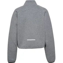 hummel Trainingsjacke Tech Fleece Boxy Half Zip grau S (36)
