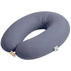 SEI Design Stillkissen Stillkissen XXL Mikroperlen Seitenschläferkissen 190x30 cm Ergonomisch, Schwangerschaftskissen mit Bezug, Schwangerschaftskissen mit Bezug, pflegeleicht grau
