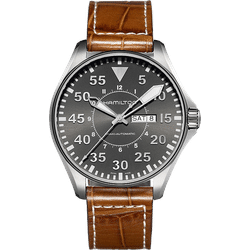 Hamilton Khaki Aviation Pilot Day Date Auto H64715885 - anthrazit,braun - 46mm