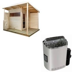 Seniotec Sauna Komplettset Scala Medium | Scandia Next | 5 Pers.