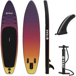 YEAZ Inflatable SUP-Board »SUP Board SUNSET BEACH - EXOTRACE -« YEAZ Violet Purple