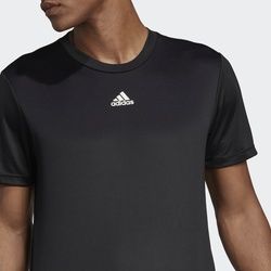 adidas HIIT 3 Streifen Herren Trainins T-Shirt schwarz - XL