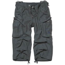 Brandit Industry 3/4 Shorts, schwarz-grau, Größe L