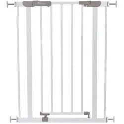 Treppenschutzgitter, Türschutzgitter Ava Slimline für Öffnungen bis 68cm, Baby Schutzgitter, weiß