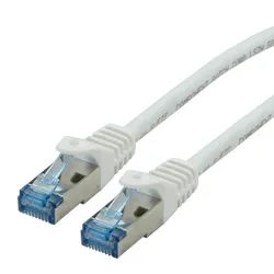 ROLINE Patchkabel Cat.6A S/FTP (PiMF), Component Level, LSOH, weiß, 10 m