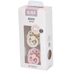 Bibs Boheme Schnuller Gr. 1, 0-6 Monate, Ivory/ Blossom