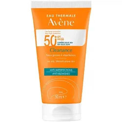 Avène Solaire Cleanance Spf50+ UVB UVA Blaulicht HEV