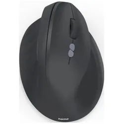 Hama Hama EWM-600R Maus Kabellos Optisch Schwarz 8 Tasten 1800 dpi Ergon Mäuse schwarz