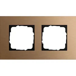 Gira 021238 Abdeckrahmen 2-fach, Gira Esprit, bronze