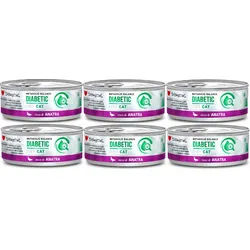 Disugual Veterinary Katzennassfutter DIABETIC Ente (Erwachsene) 6x85g