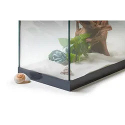 Aquarium Kiesblende Vario auf Wunschmaß in Grau meliert 5cm 45cm 65cm