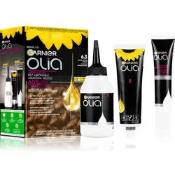 Garnier Olia Big Kit Permanent-Haarfarbe Farbton 6.3 Gold Light Brown