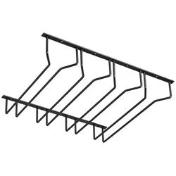 SO-TECH® Gläserhalter schwarz / Chrom poliert - verschiedene Ausführungen schwarz
