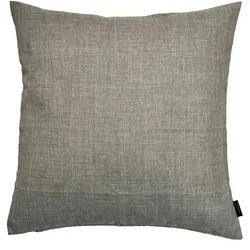 Kissenhülle , Silberfarben , Textil , Uni , quadratisch , 40x40 cm , Oeko-Tex® Standard 100 , Heimtextilien, Bezüge, Kissenbezüge