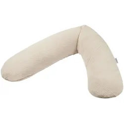 Theraline Stillkissenbezug , Creme , Textil , 190x40 cm , bügelfrei , Füttern, Stillen, Stillkissen