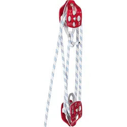 VEVOR Twin Sheave Block and Tackle 3492,66kg Pulley 457,2cm 1,27cm Double Braid Rope