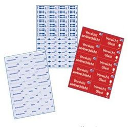 1-PACK 2x Etiketten-Set für Umzug und Achivierung 157 tlg.