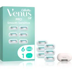Gillette Venus PRO Smooth Sensitive Rasierklingen + Schutzhülle 6 St.