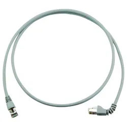 Telegärtner Telegärtner 100008691 RJ45 Patchkabel CAT 6a S/FTP 5.00 m Grau Flammwi Netzkabel, (500.00 cm) grau