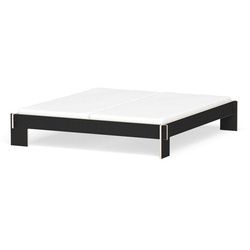 Bettgestell Siebenschläfer Nils Holger Moormann schwarz, Designer Christoffer Martens, 36.5x192.6 cm