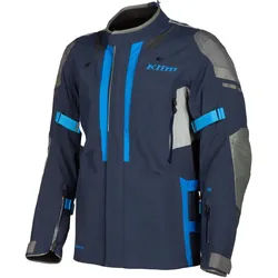 Klim Latitude 2023 Motorrad Textiljacke, blau, Größe S für Männer