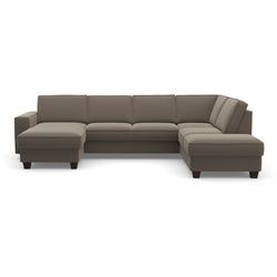 Wohnlandschaft »County«, (3 St.), wahlweise Ottomane links oder rechts, mit Federkern-Polsterung, beige, Sofas, 44487256-0 B/H/T: 309 cm x 81 cm x 213 cm