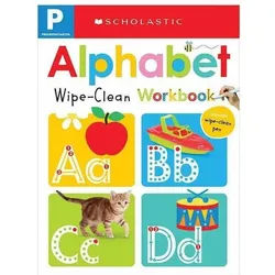 Scholastic Pre-K Alphabet Wipe-Clean Workbook: Scholastic Early Learners (Wipe-Clean)