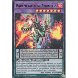 ReCollectibles Sammelkarte YuGiOh Karte Parametallfose-Azortless deutsch, Yu-Gi-Oh! Karte BLVO-DE039 Super Rare weiß