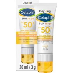 Cetaphil SUN to go Liposomale Lotion und Stick SPF 50+ für Gesicht und Lippen