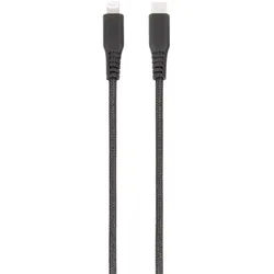 61692 Stecker Lightning auf USB C 1,5 m (Schwarz)