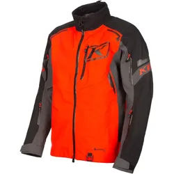 Klim Valdez 2022 Snowmobil Jacke, schwarz-grau-rot, Größe XL für Männer