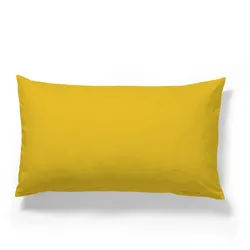 Janine Bettwäsche Mako-Feinjersey 5007 sonnengelb Kissenbezug 40x40 cm