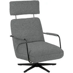 Koinor Sessel , Grau , Textil , 71x103x91 cm , Fußauswahl, Lederauswahl, Stoffauswahl, Sitzfläche 360° drehbar , Wohnzimmer, Sessel, Sonstige Sessel