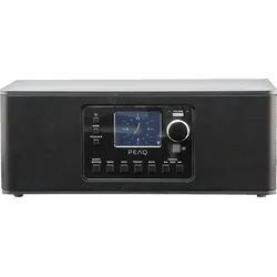 PEAQ PDR 270 BT-B Internetradio, Digital + FM, DAB+, Internet Radio, Bluetooth, Schwarz